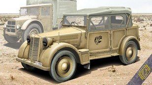1/72 Лёгкий итальянский автомобиль 508 CM Coloniale (ACE 72548), сборная модель