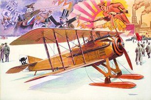 1/32 SPAD VII C.1 на лижному шасі, літак Першої світової (Roden 617) збірна модель