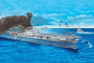 1/200 Американский авианосец USS Yorktown CV-5 (Trumpeter 03711), сборная модель