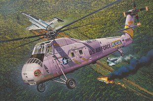 1/48 Вертолет HH-34J USAF Combat Rescue (Trumpeter 02884), сборная модель