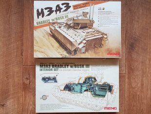 1/35 БМП M3A3 Bradley w/BUSK III + набор з інтер'єром (Meng Model SS-006 та SPS-017), збірна модель