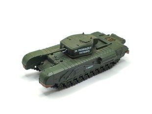 1/72 Танк Churchill радянської армії, серія "Русские танки" від DeAgostini, готова модель (без журналу та упаковки)