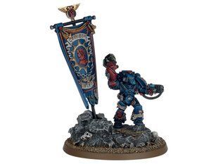 The Warhammer 40,000 25th Anniversary model - лімітна мініатюра Капітана Космодесанту (Games Workshop), зібрана НЕфарбована