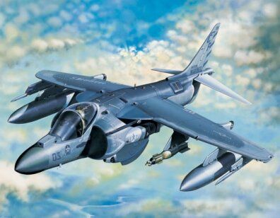 1/32 AV-8B Harrier II Plus британский СВВП (Trumpeter 02286) сборная модель