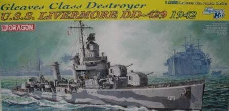 Gleaves Class Destroyer U.S.S. "Livermore" (DDG-429, 1942) 1:350