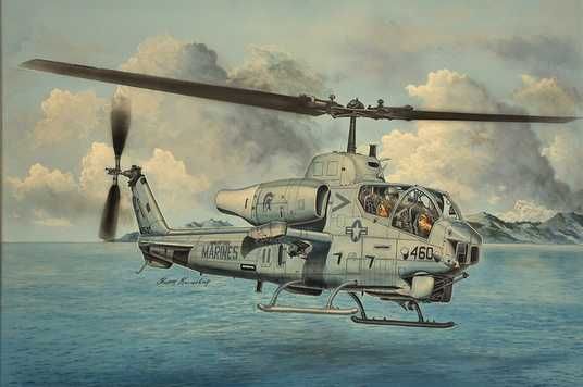 青空ページ 1/35 AH-1W Super Cobra (Turned Exhaust) американський гелікоптер