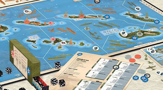 Настольная игра "Axis & Allies. Guadalcanal", легендарная серия военных стратегий