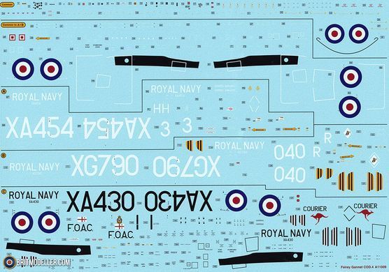 1/48 Fairey Gannet COD.4 британський палубний літак (Airfix A11009), збірна модель