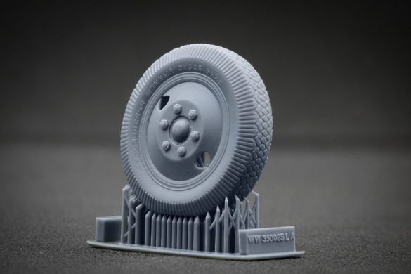 1/35 Колеса для ЗІС-5 під навантаженням, 5 штук, 3D-друк (ScaleX WW35002S)