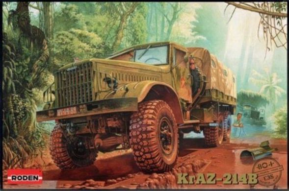 1/35 КрАЗ-214Б армійська вантажівка (Roden 804) збірна модель