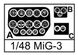 1/48 Фототравління для МіГ-3: інтер'єр та екстер'єр, для моделей ICM (ACE PE4807)