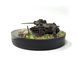 1/72 Виньетка с трофейным Т-34/85 и фигурками, готовая модель (авторская работа)