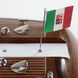 1/10 Моторний човен Riva Aquarama 1970 (Amati Modellismo 1608 Italian Runabout), збірна дерев'яна модель